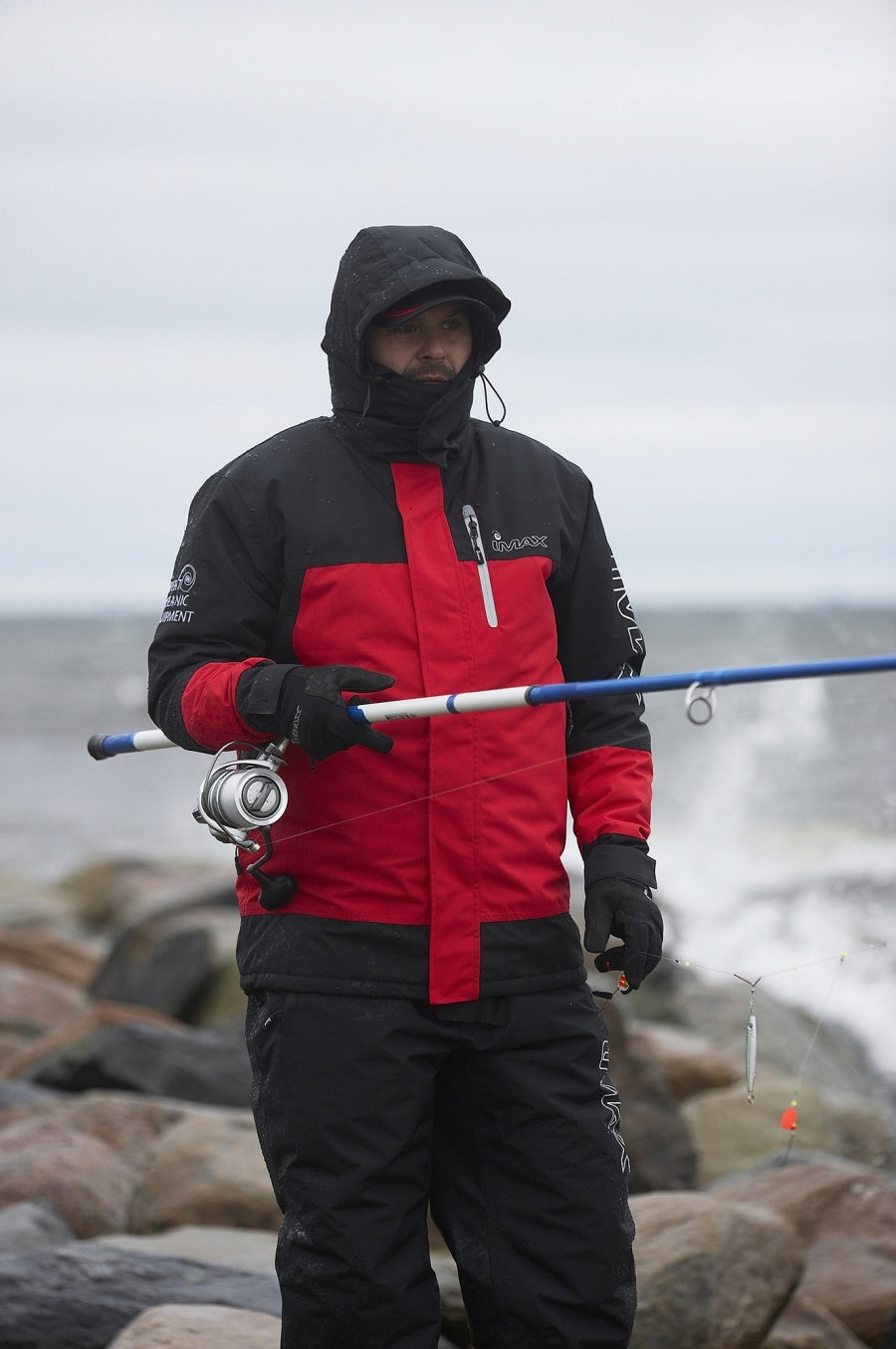 Jacket IMax angler warm rain size XL