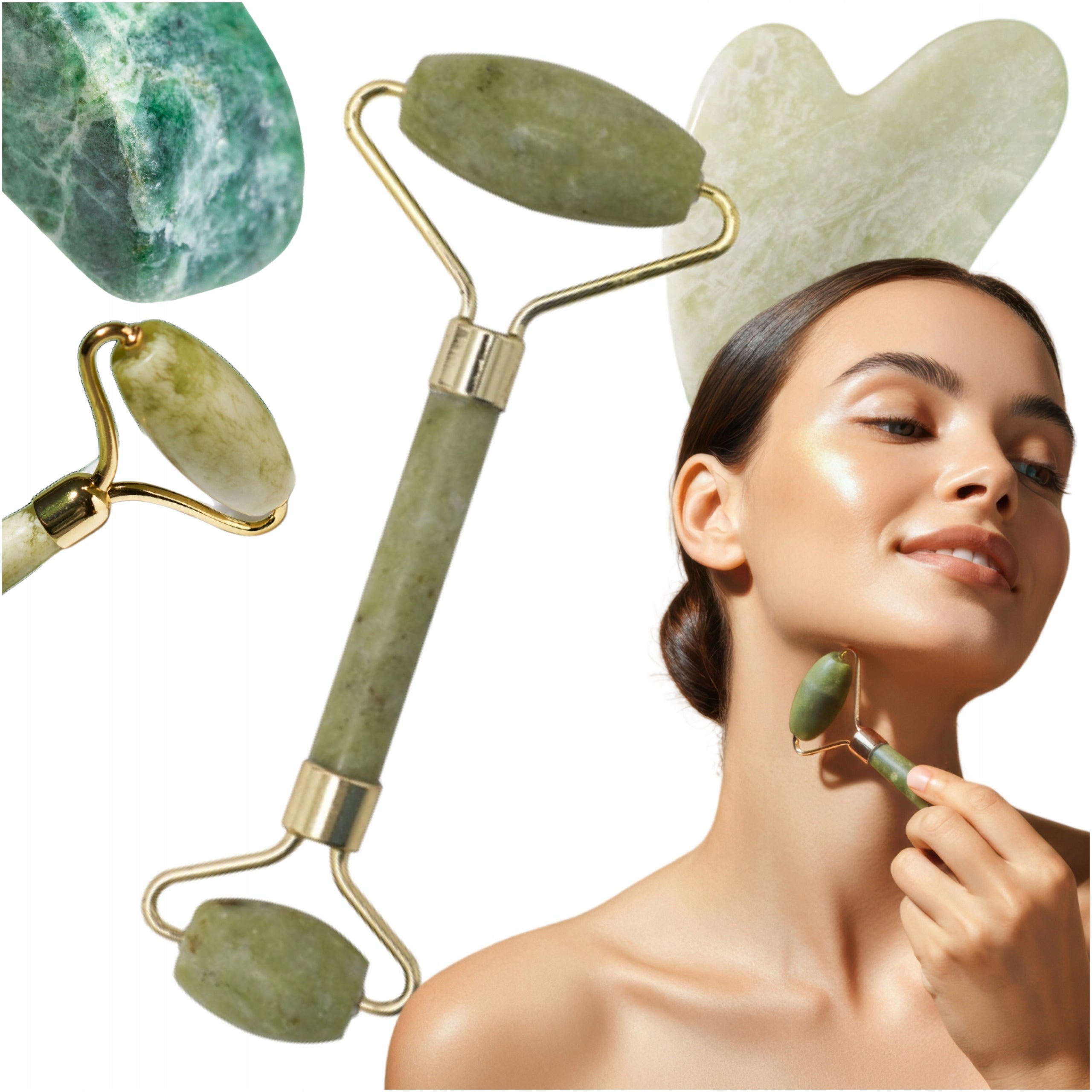 Jade Face Massager Cooling Effect and Improving Skin Appearance