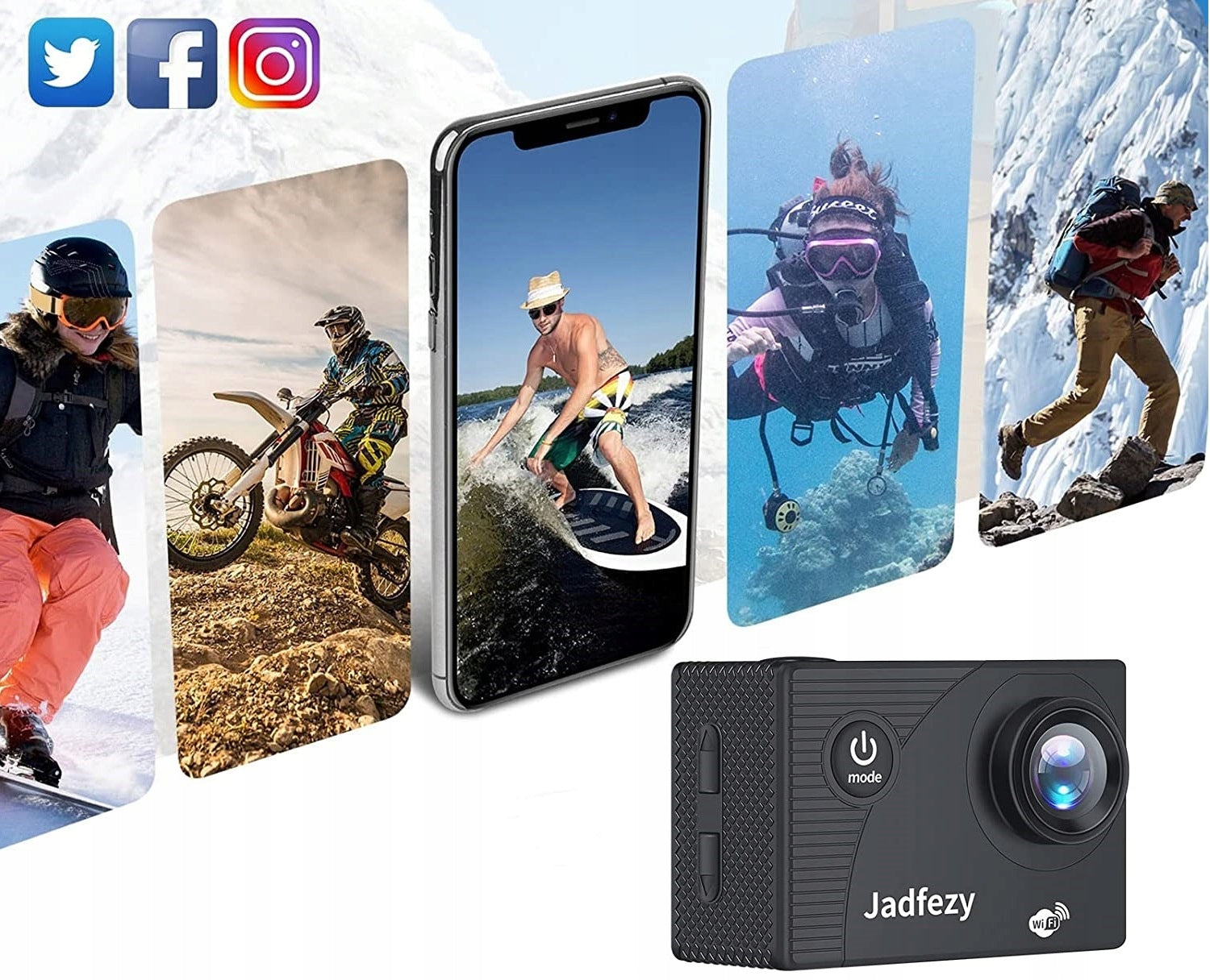 Jadfezy J-03 HD Sports Camera Manufacturer code J03series