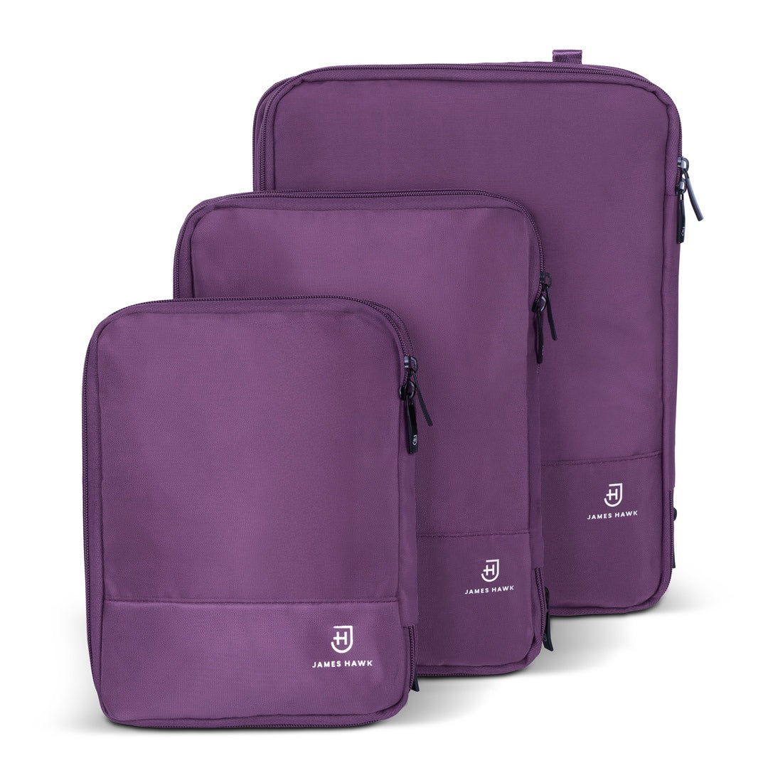 James Hawk Packing Cubes Travel Organizers 3 Pack