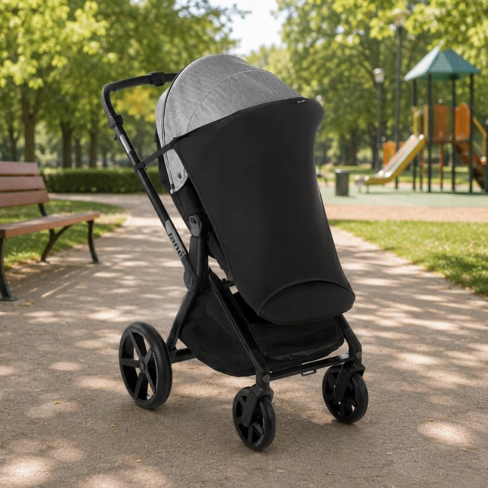 Jane Sun visor UPF50 ventilation single strollers black Brand Jane