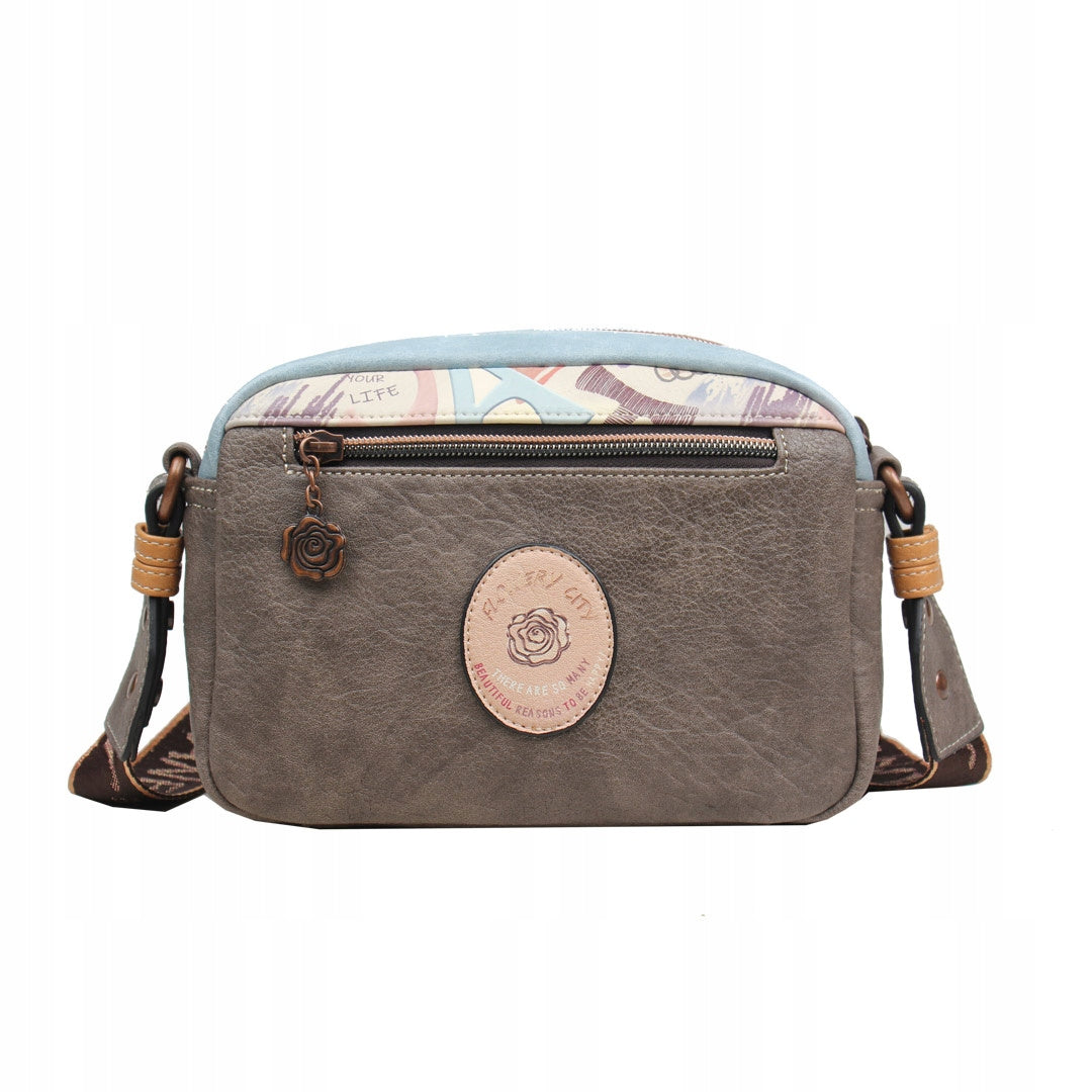 Janet Denese: FLOWER CITY - Bag small round pocket, J-013C EAN (GTIN) 6923262203870