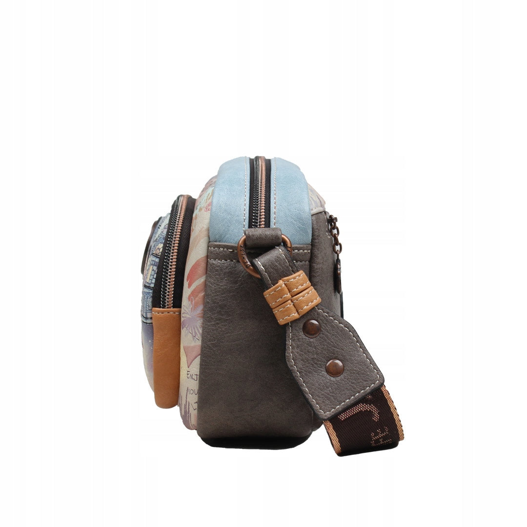 Janet Denese: FLOWER CITY - Bag small round pocket, J-013C Manufacturer code 6923262203870