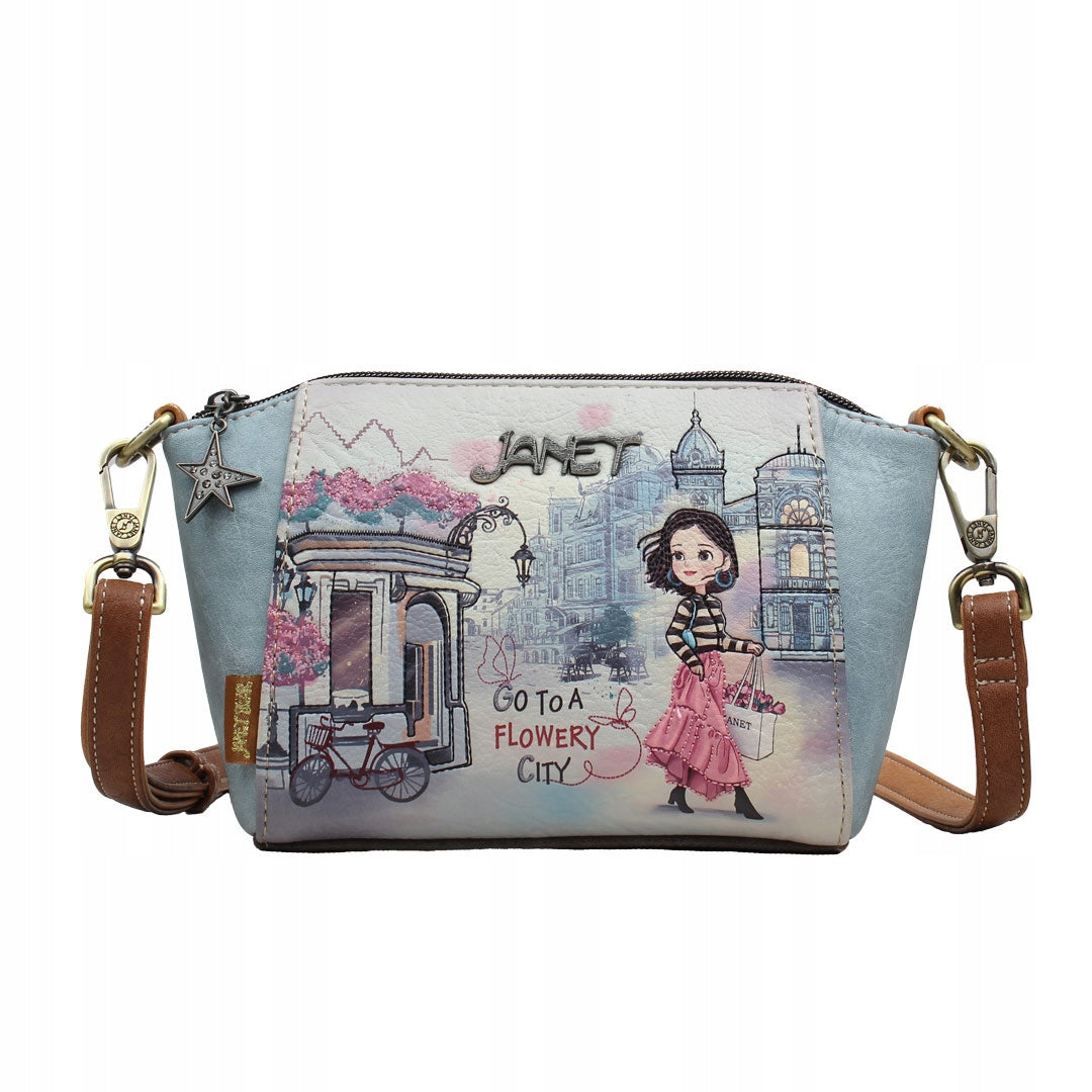 Janet Denese: FLOWER CITY - Shoulder bag J-086A