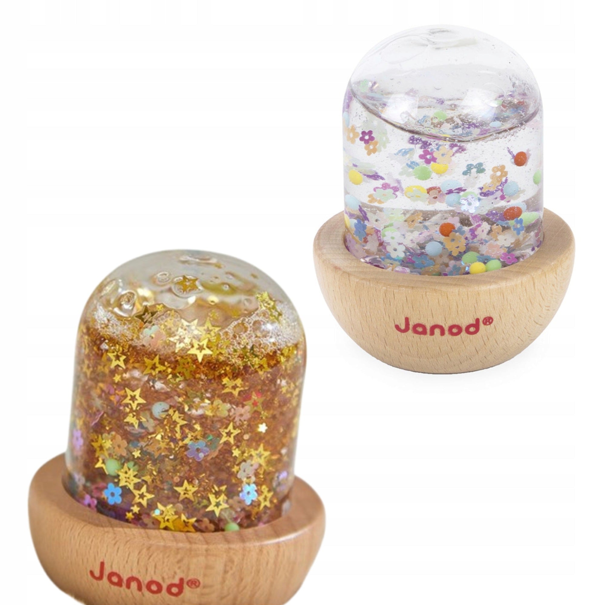 Janod Sensory Snowball Multicolored Small Motorcycle 12 m+