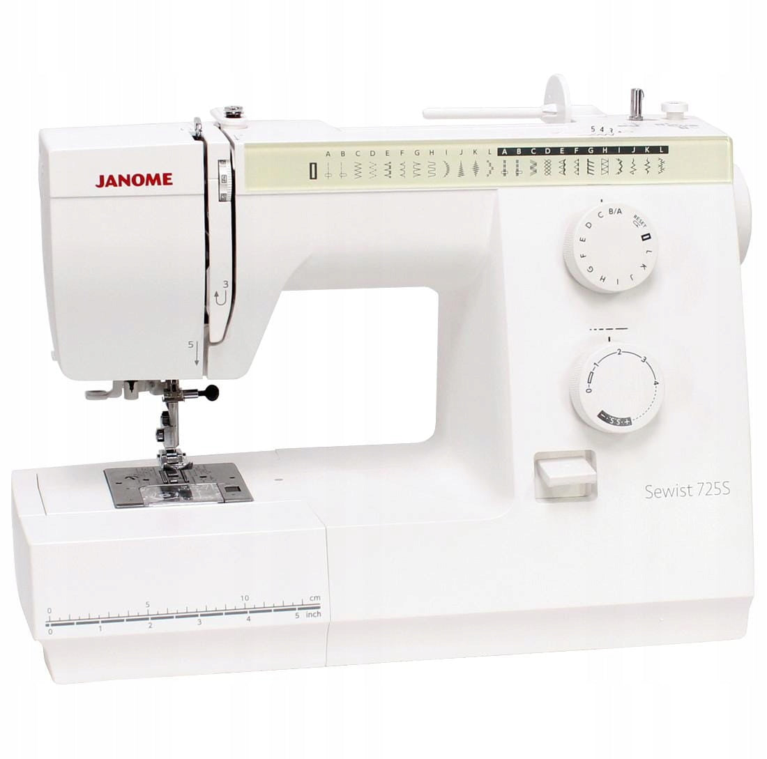 Janome 725S home mechanical sewing machine 23 stitches Packaging status original