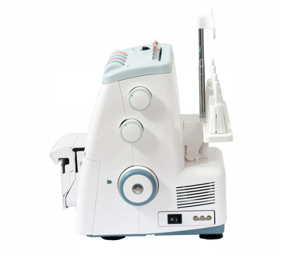 Janome 744D overlock 4 thread with mere - rolling + sewing courses Model ML 744 D