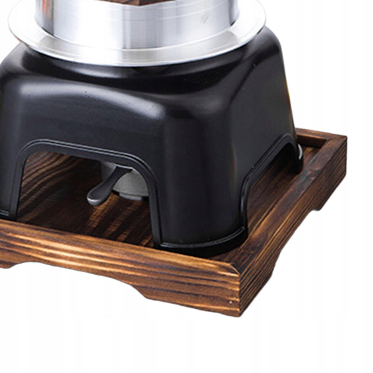 Japanese Rice Pot Multipurpose Pot Stand Non Stick with Wooden Lid small Packaging status original