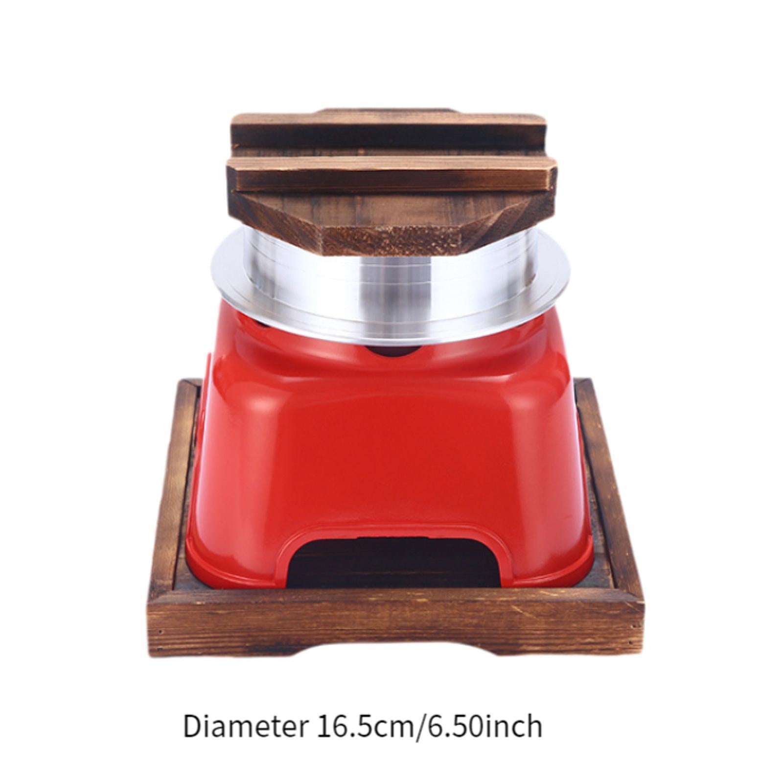 Japanese Rice Pot Non Stick Stovetop Aluminum Alloy Pot Stand Red 16.5 cm Packaging status original