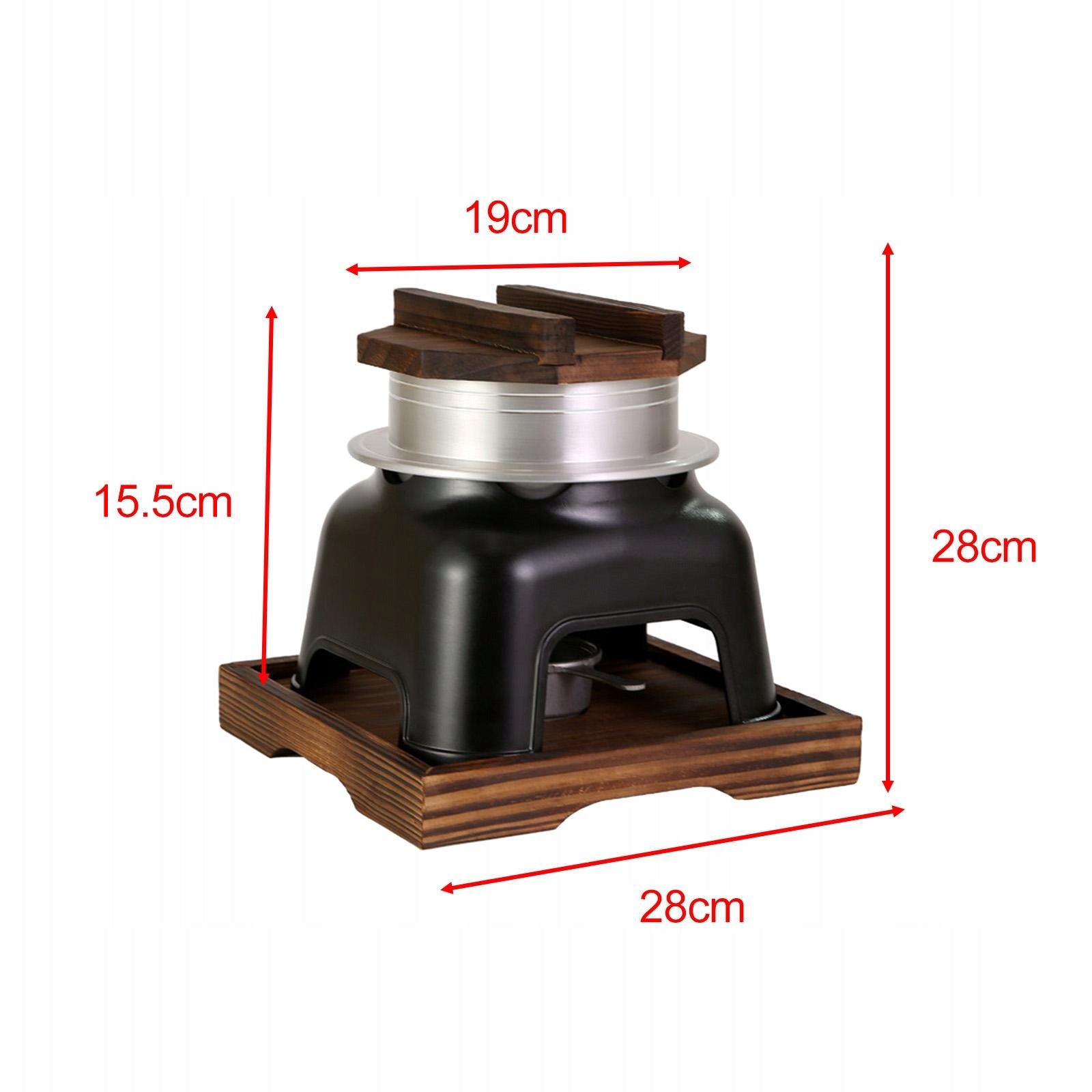 Japanese Rice Pot Pot Stand Cookware Non Stick Heating Plate large Packaging status original