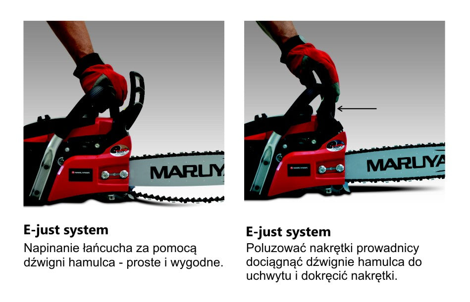 Japanese petrol chainsaw Maruyama MCV3101S 2,0HP +2 chains and oil 1L Power supply combustion