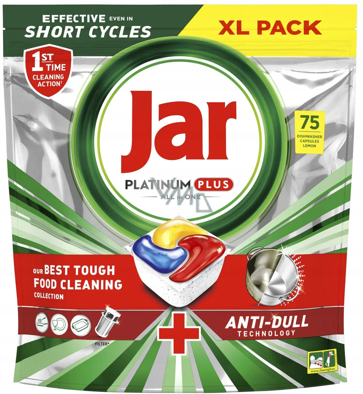 Jar Platinum Plus Lemon 75 ks