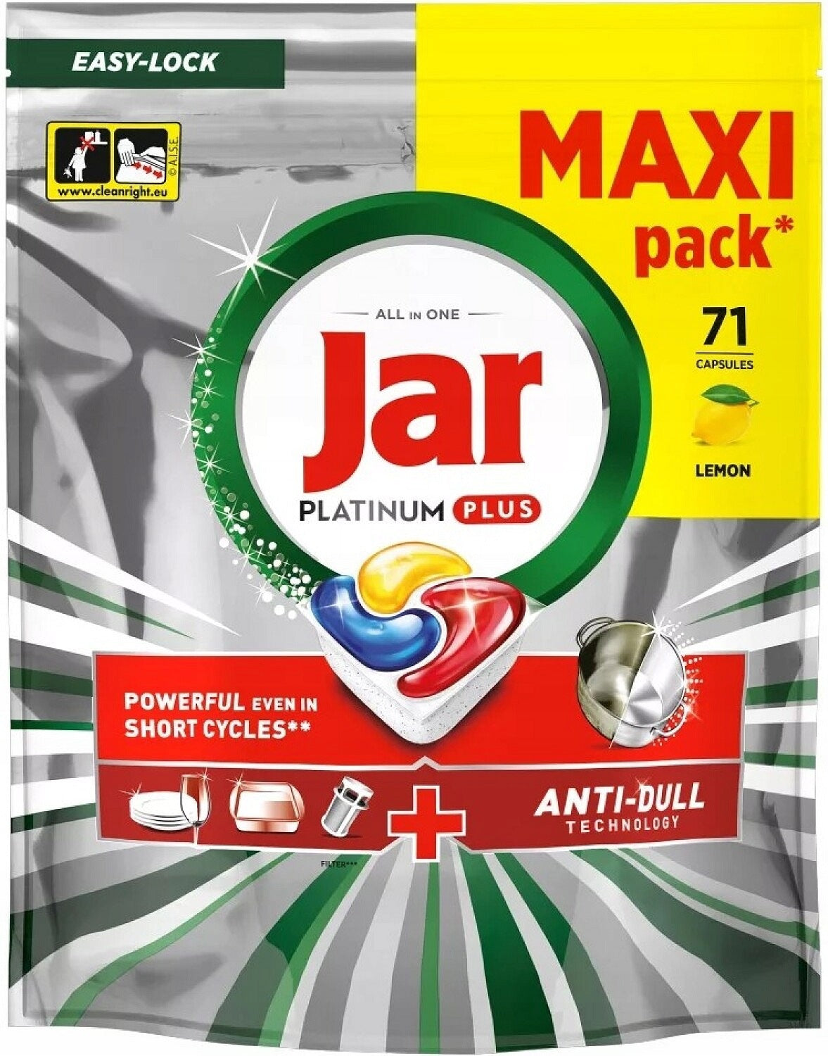 Jar Platinum Plus tablety do myčky, 71 ks