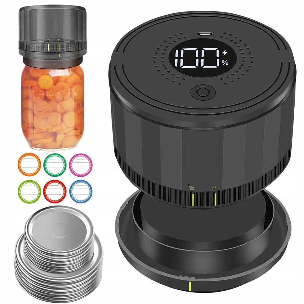 Jar Vacuum Sealing Kit Strong, Quiet and Easy to Clean