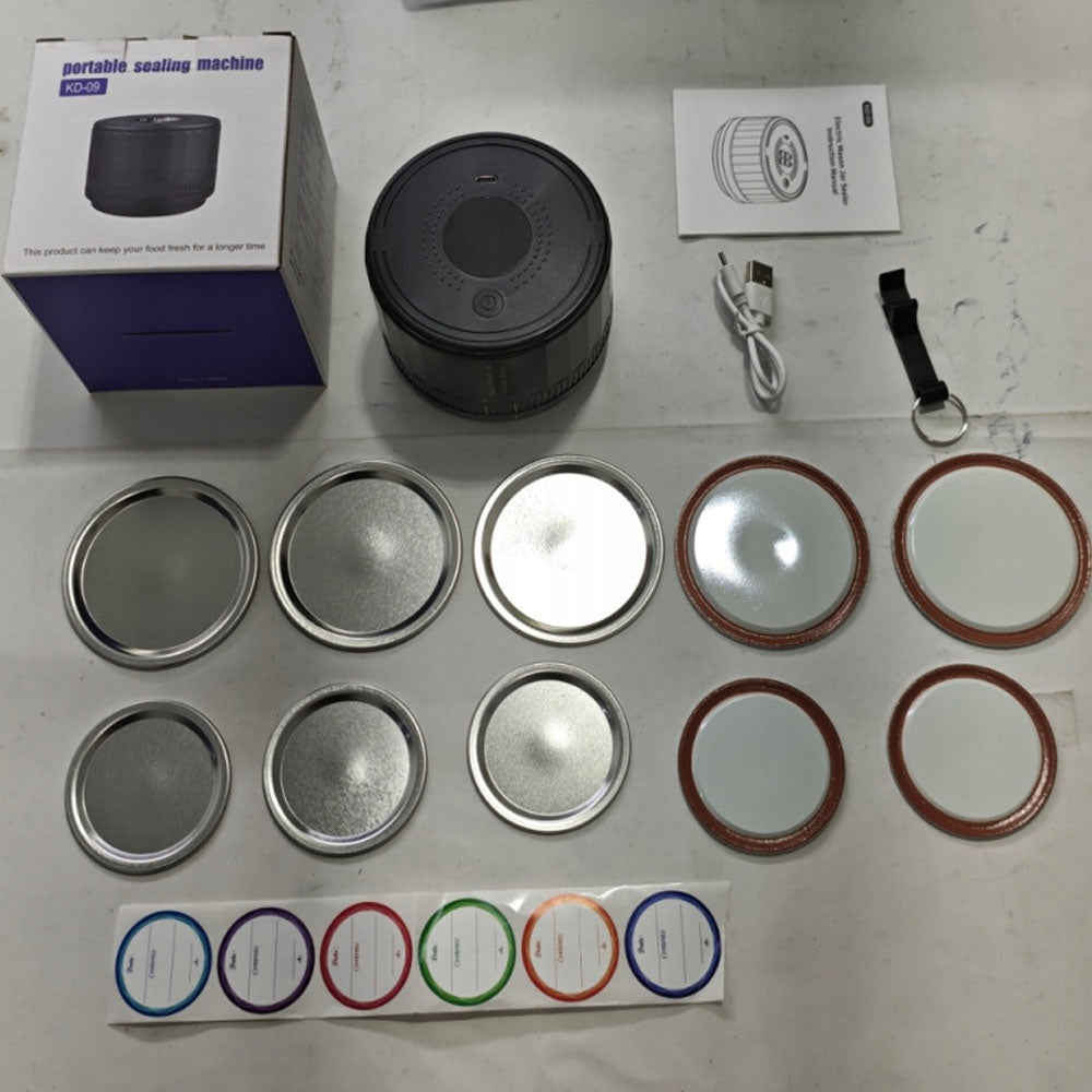 Jar Vacuum Sealing Kit Strong Suction 60kPa Portable Packaging status original