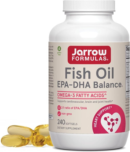 Jarrow Fish Oil EPA DHA Balance Omega-3 240 capsules