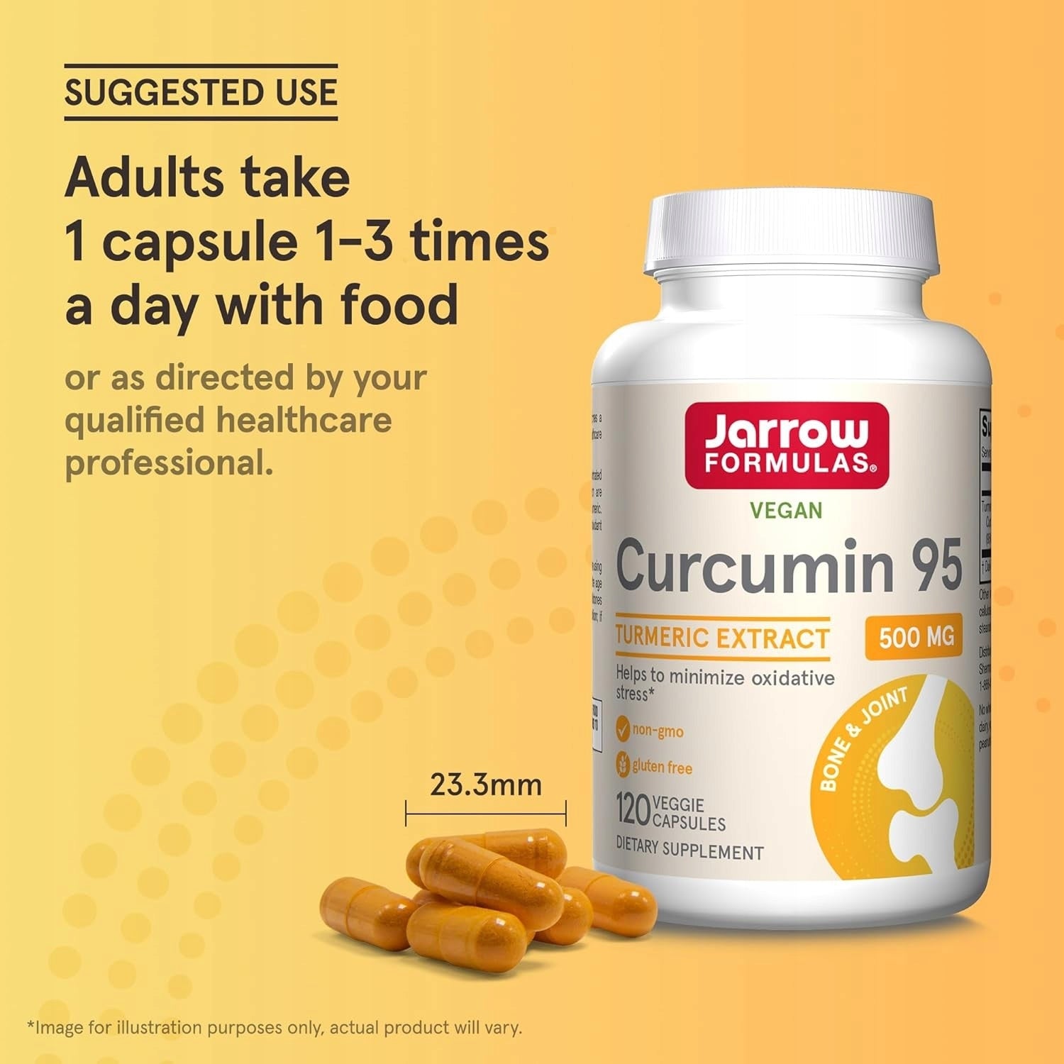 Jarrow Formulas Curcumin 95 500mg - Curcumin 120 capsules Medical device no