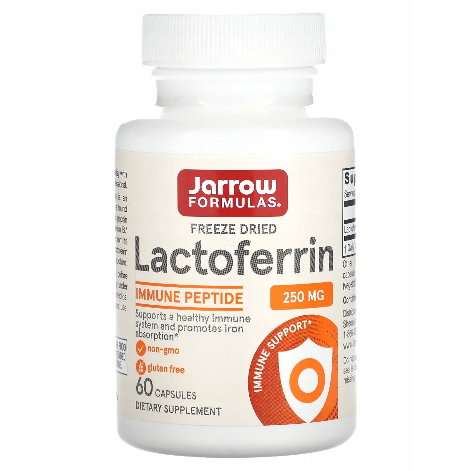 Jarrow Formulas Lactoferrin 250mg tablets 60 pcs