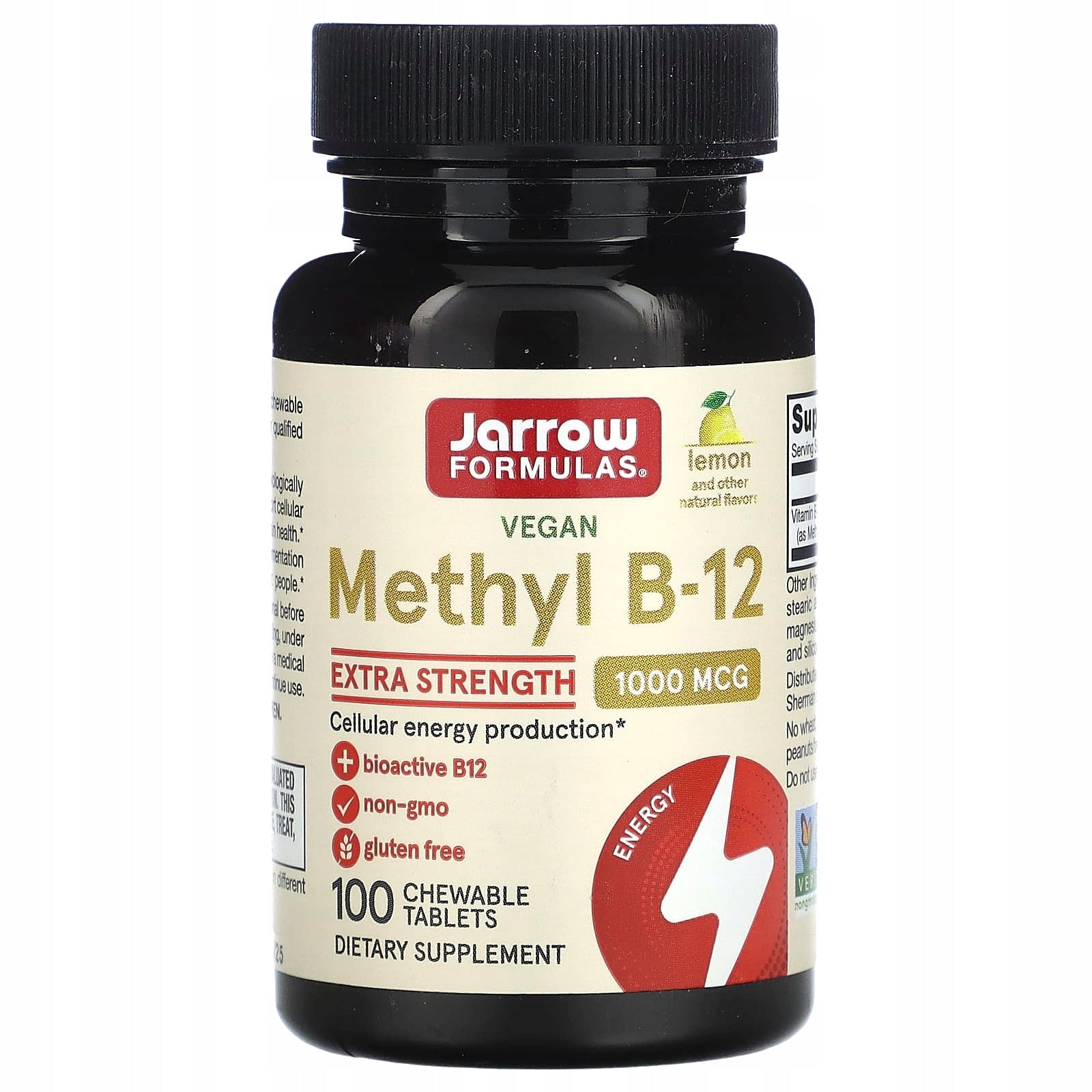 Jarrow Formulas Methyl B12 Lemon 1000mcg 100