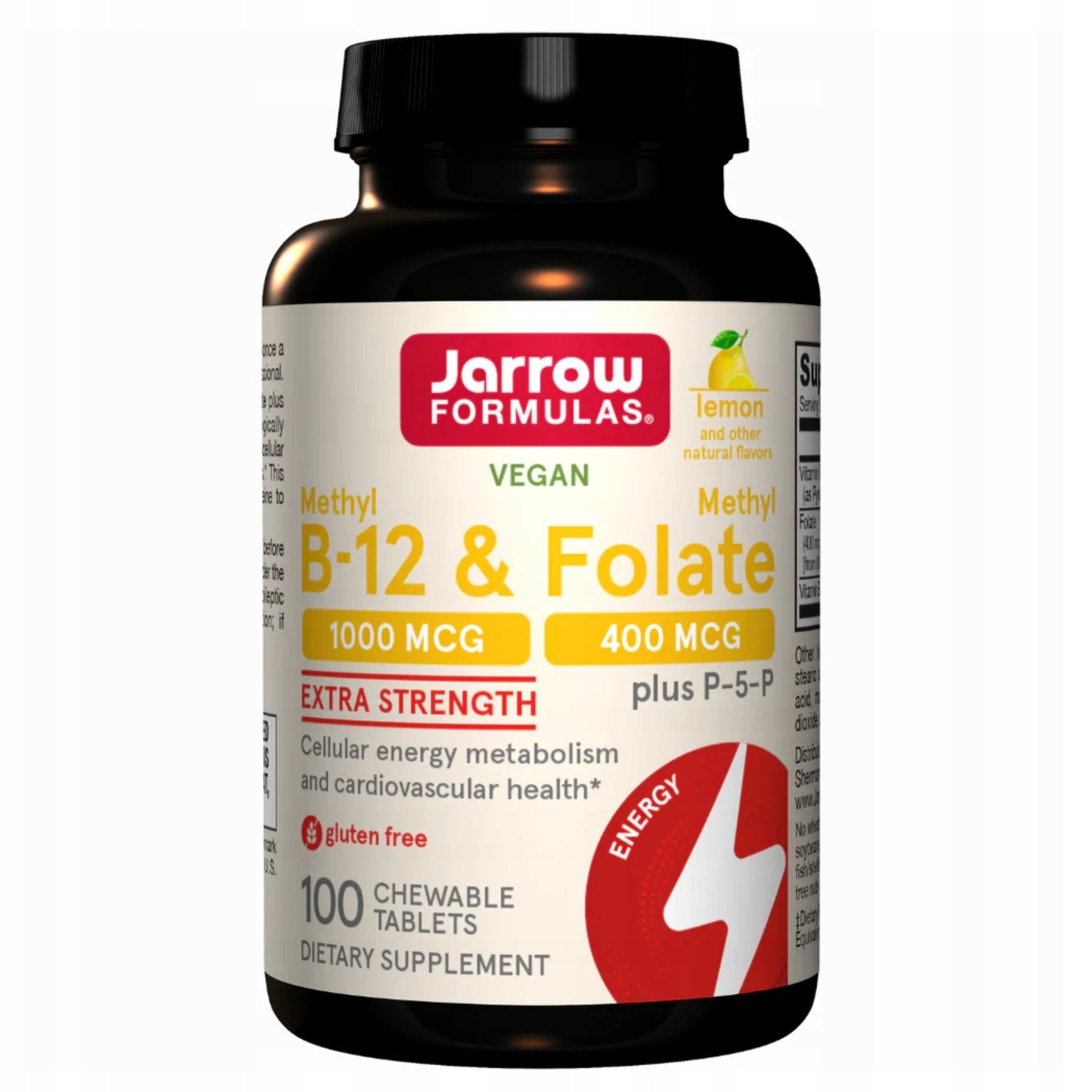 Jarrow - Methyl B-12 & Methyl Folate - 100 tablets