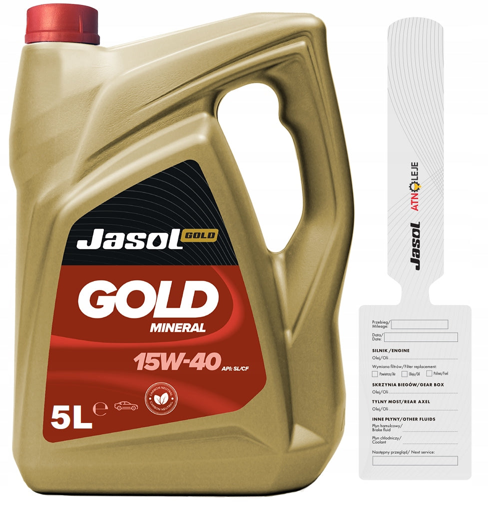 Jasol Gold SL/CF 15W40 5L + PENDANT