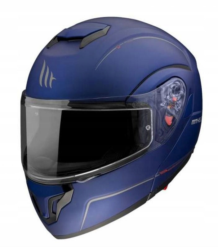 Jaw HELMET with blend MT helmets ATOM MAT blue size XS Manufacturer's catalog number MT10520000733/XS