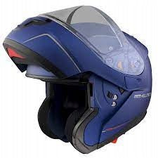 Jaw HELMET with blend MT helmets ATOM MAT blue size XS