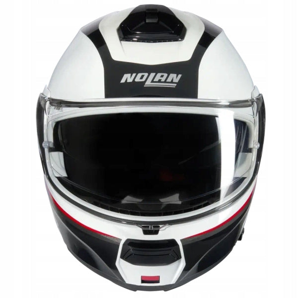 Jaw Helmet NOLAN N100-6 INCOGNITO white/black/red XXL Manufacturer's catalog number N16000724-344-XXL