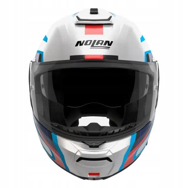 Jaw Helmet NOLAN N100-6 RADIANTE white/red NOLAN N16000826-358-M Manufacturer Nolan
