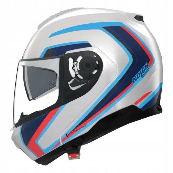 Jaw Helmet NOLAN N100-6 RADIANTE white/red NOLAN N16000826-358-M Size M