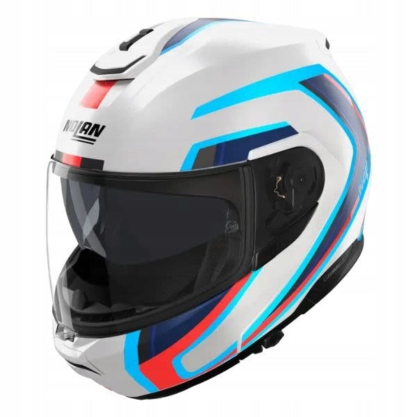 Jaw Helmet NOLAN N100-6 RADIANTE white/red NOLAN N16000826-358-M
