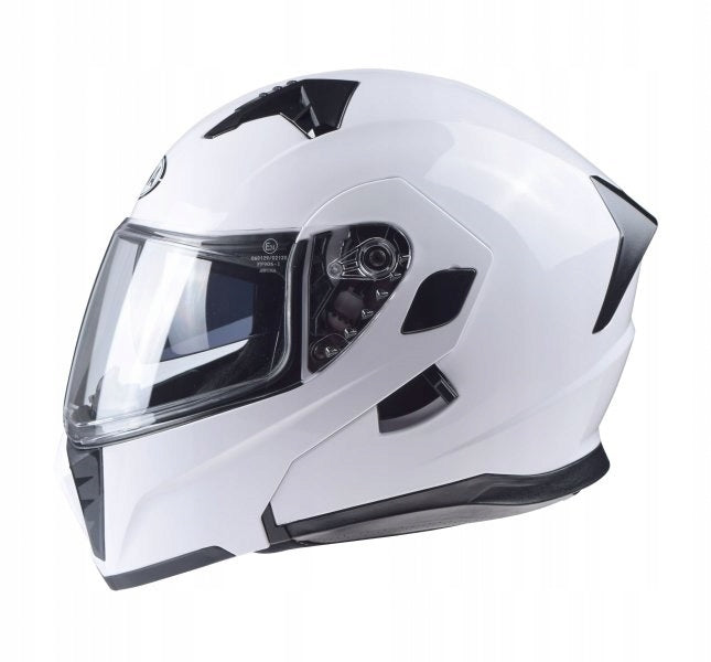 Jaw helmet Awina JK906 white with blend approval ECE 22.06 Manufacturer Awina