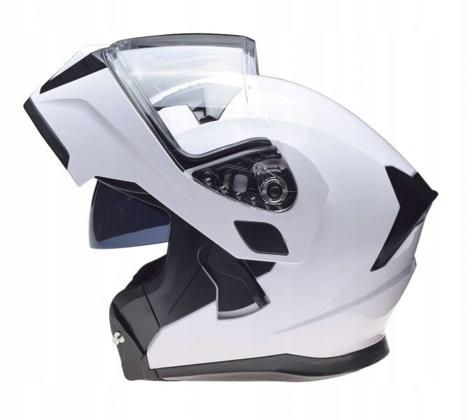 Jaw helmet Awina JK906 white with blend approval ECE 22.06 Size L