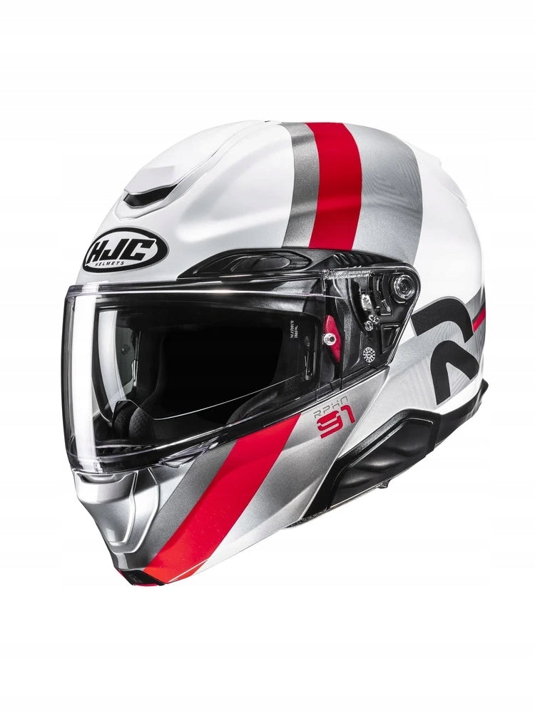 Jaw helmet HJC RPHA 91 Fensh white-red r M