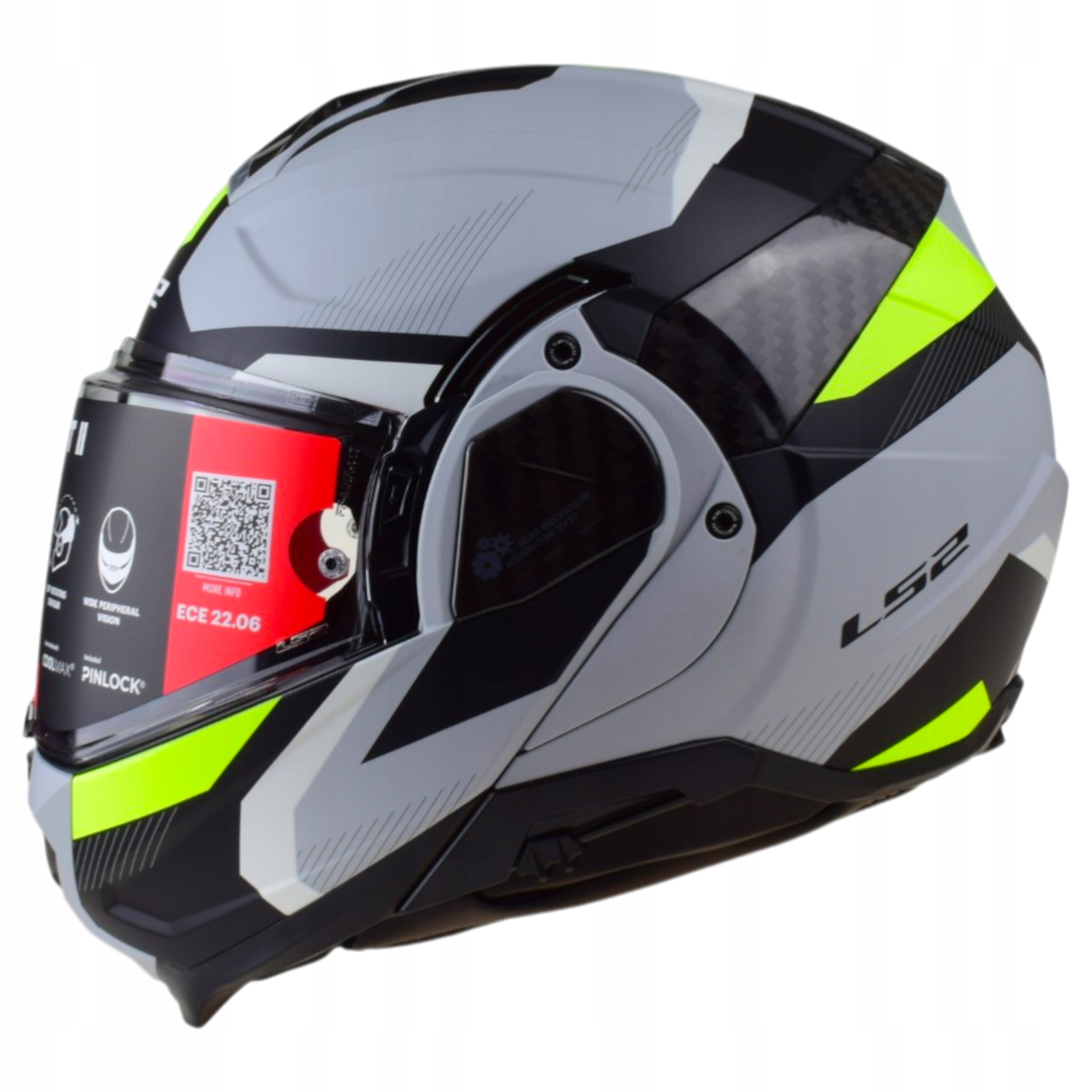 Jaw helmet LS2 FF910 ADVANT II TRIPLE MATT GREY H-V + PINLOCK size. M Packaging status original