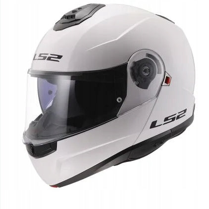 Jaw helmet LS2 Strobe II Gloss White size XS