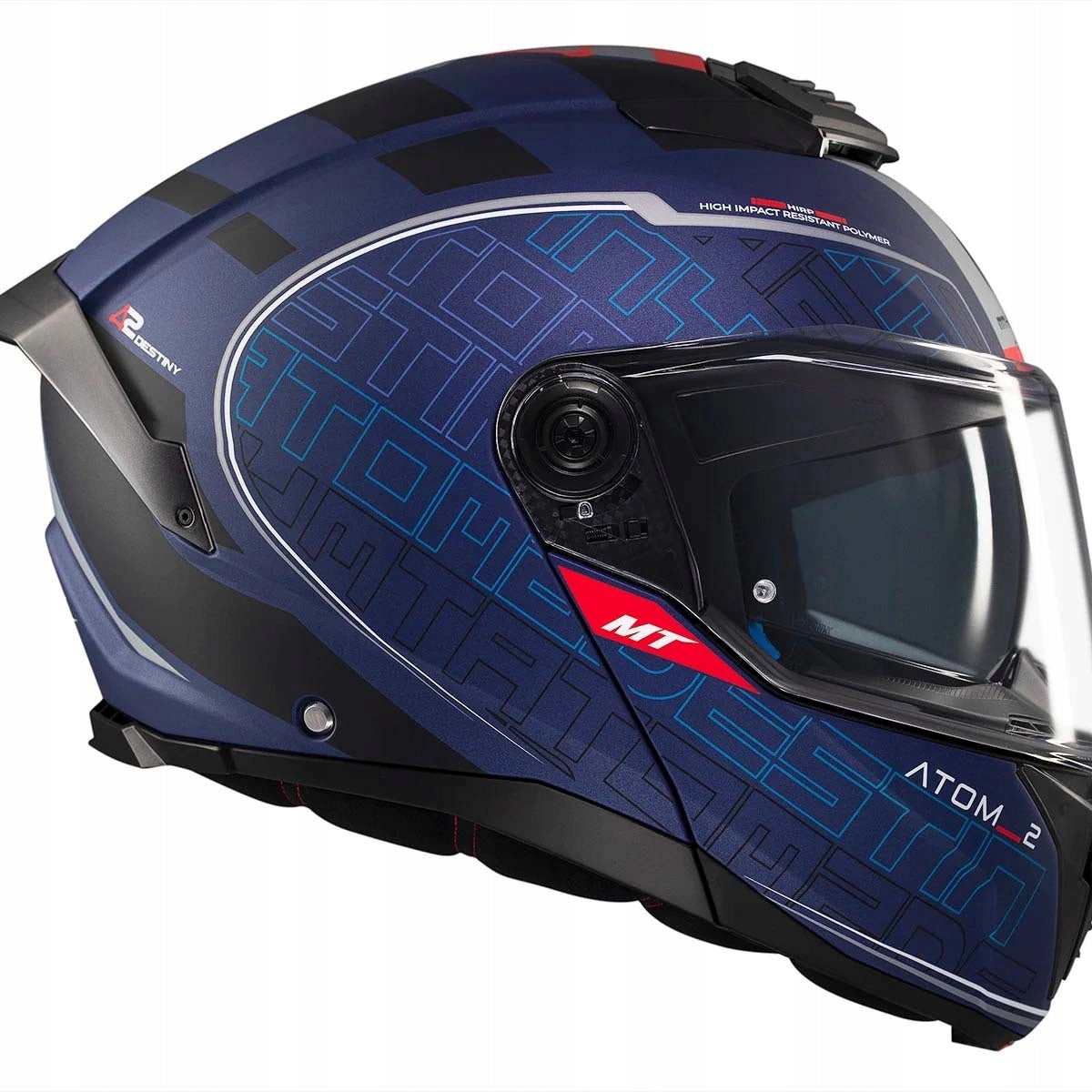 Jaw helmet MT Helmets ATOM 2 SV Destiny C7 matt ros. M Manufacturer's catalog number MTH000KRA536-00M