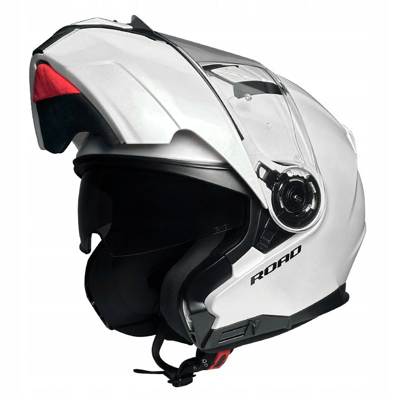 Jaw helmet PILOT ROAD II SV (ECE 22.06.) white/gloss L