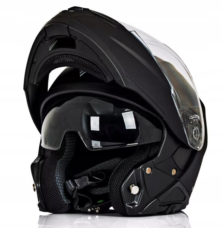 Jaw helmet Vini Rabe black mat L 59-60 cm modular tourist