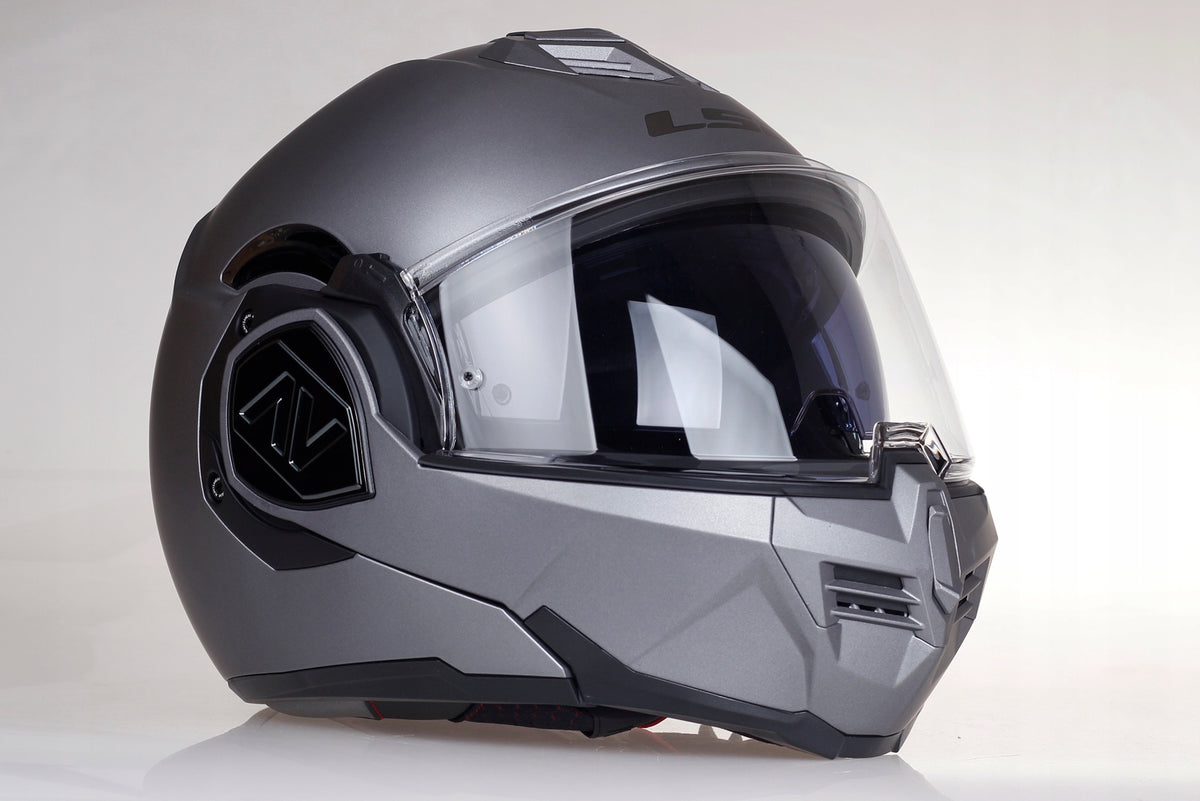 Jaw motorcycle helmet LS2 FF906 ADVANT titanium ECE 22.06 PINLOCK blend EAN (GTIN) 6923221122303