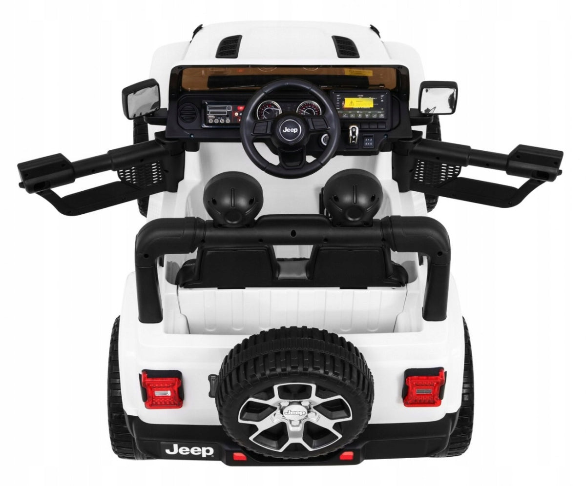 Jeep Wrangler Rubicon Battery Pack for Kids White Pilot Brand Ramiz