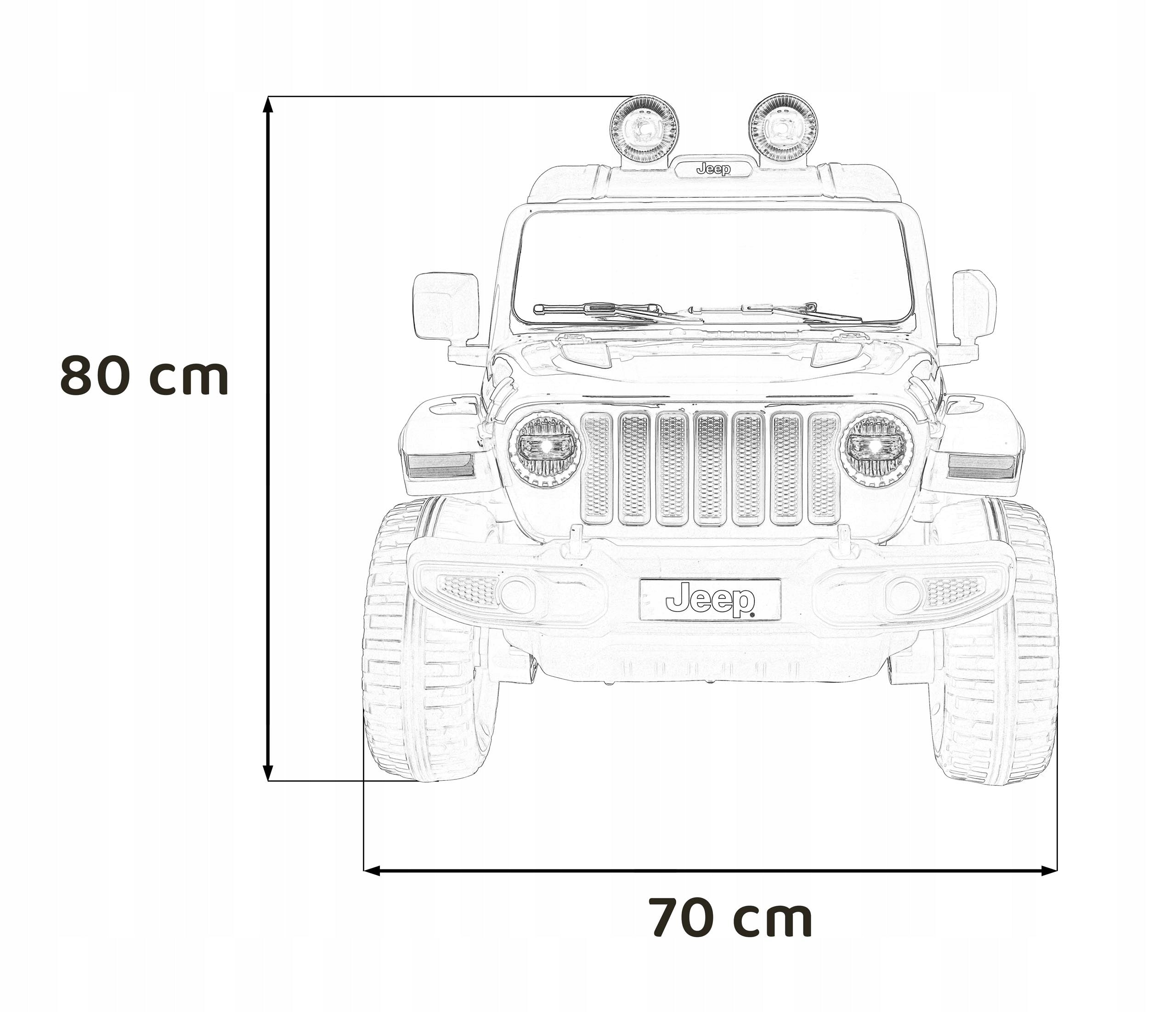 Jeep Wrangler Rubicon Battery Pack for Kids White Pilot Color white