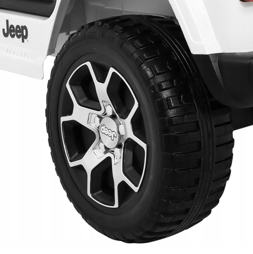 Jeep Wrangler Rubicon Battery Pack for Kids White Pilot Kid's age 3＋ years