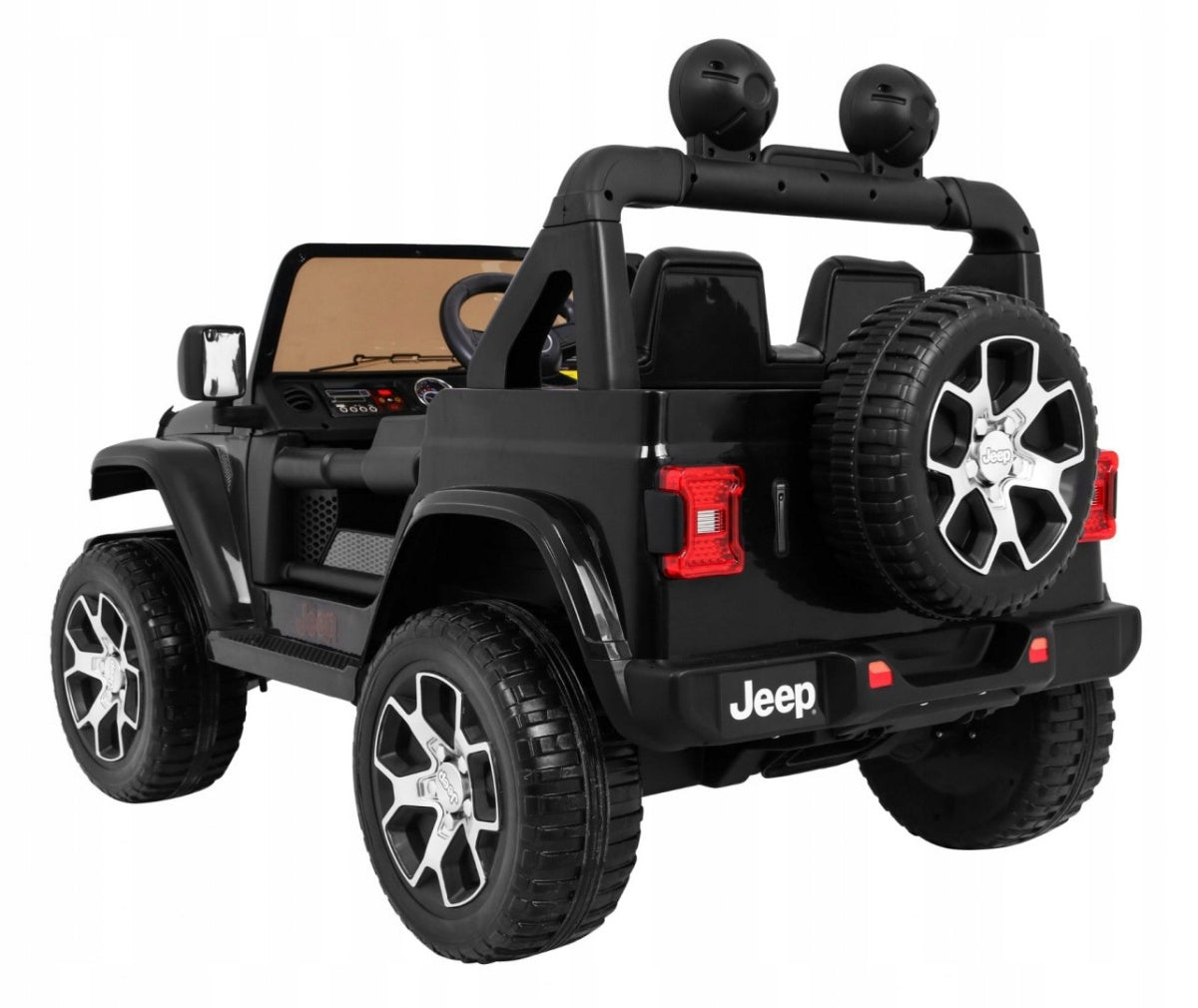 Jeep Wrangler Rubicon Rechargeable Battery Pack for Kids Black Pilot Radio MP3 LED Manufacturer code PA.JWR555.CZ