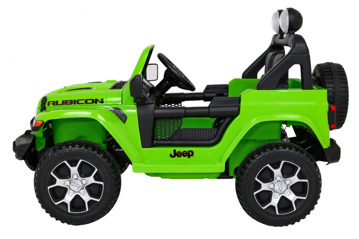 Jeep Wrangler Rubicon Rechargeable Battery for Kids Green Pilot Radio MP3 Manufacturer code PA.DK-JWR555.ZIE