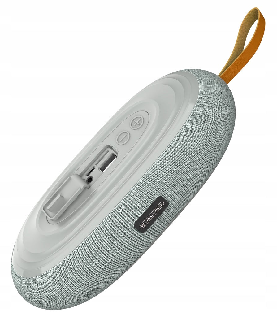Jellico Bluetooth 5.0 speaker with micro SD card reader, USB port GREY