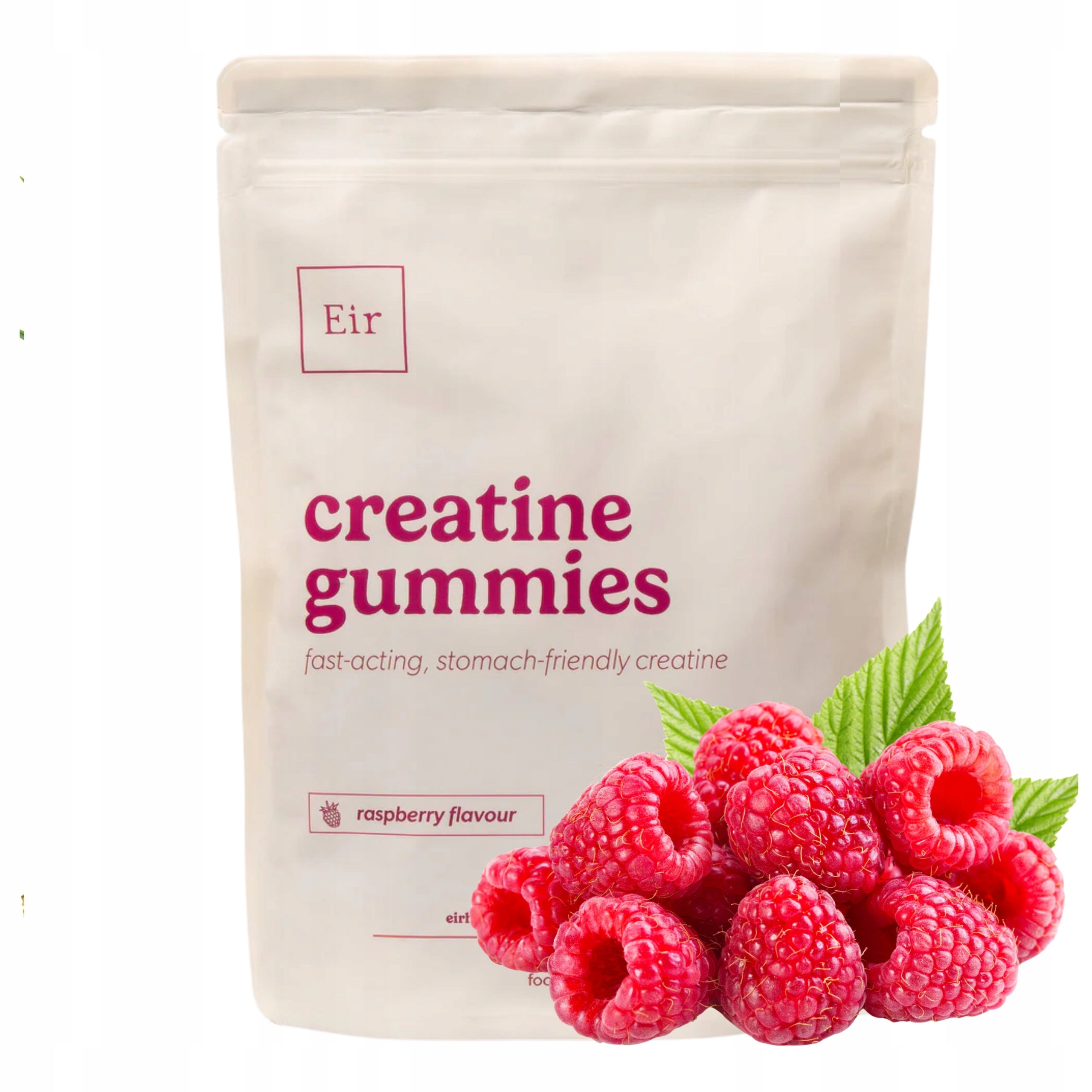Jelly with Creatine 100 pcs Eir Health Creatine Monohydrant 1000mg Raspberry