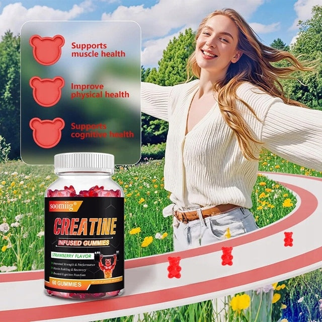 Jelly with creatine monohydrate – muscle mass gain 5000 mg per serving Expiration date at least 1 year from the date of purchase