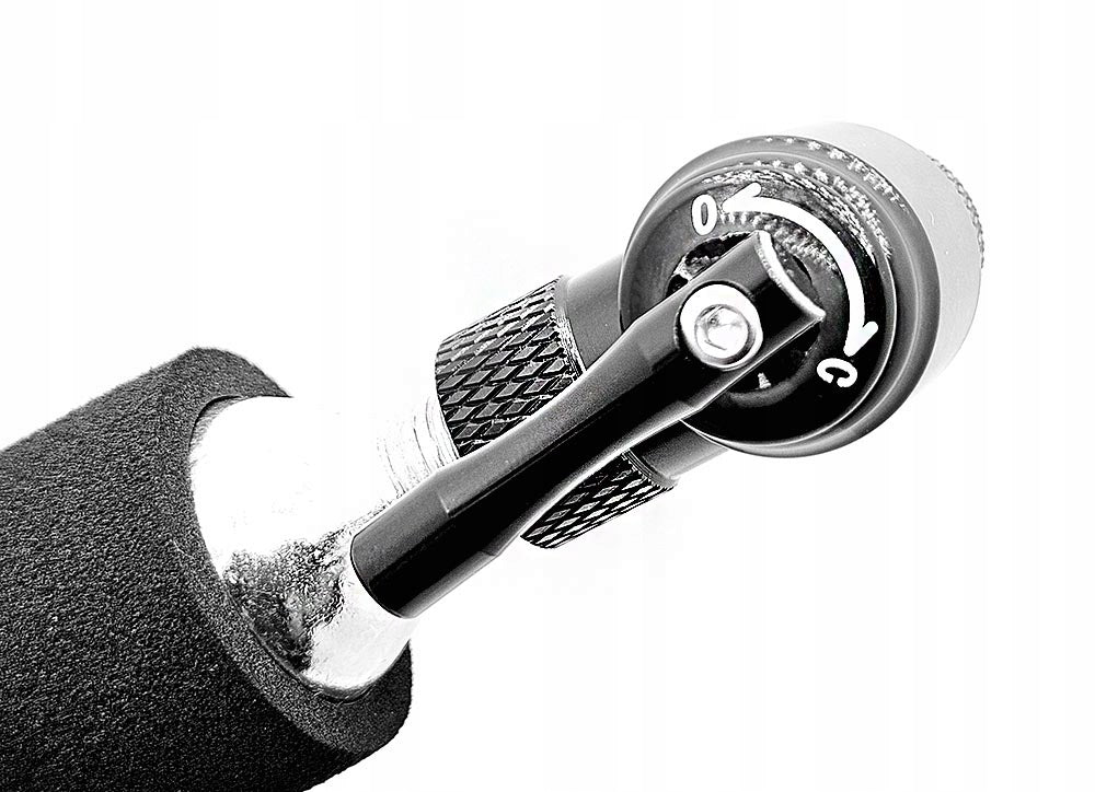 Jet CO2 bicycle pump presta auto FV AV + cartridge with 16g thread Color black