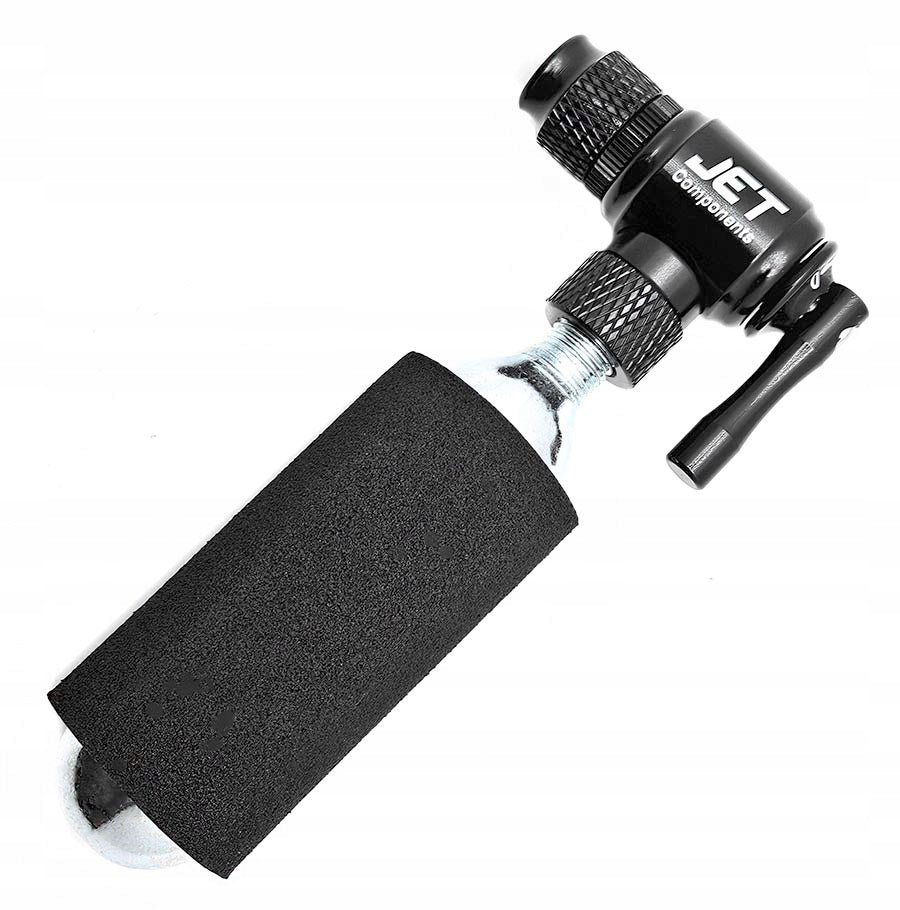 Jet CO2 bicycle pump presta auto FV AV + cartridge with 16g thread Kind CO2 cartridges